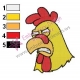 Ernie the Giant Chicken Family Guy Embroidery Design